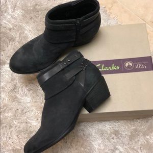 Clark’s Grey Booties